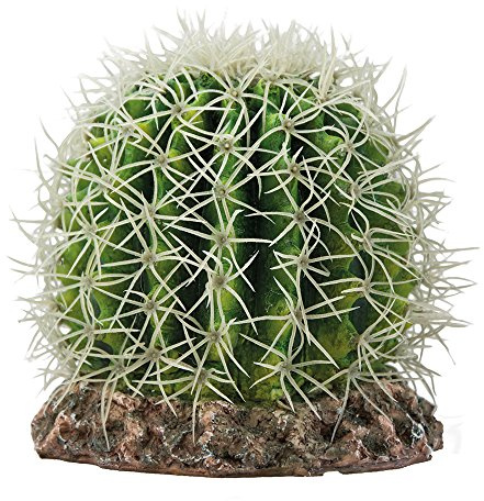HOBBY Terraristik Kaktus Sonora M I 15 x 15 x 13 cm I Dekorative Terrarienpflanze I Realistische Wüstenpflanze für naturnahe Gestaltung I Terrarium Dekoration aus hochwertigem Material gefertigt
