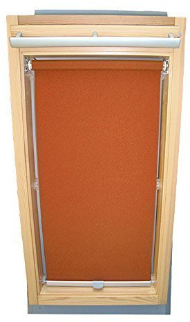 Hochwertiges Sichtschutzrollo Rollo für Velux RHL-EP GGL,GPL,GHL,GTL 306 terracotta // Sichtschutzrollo/Sichtschutz-Rollo/Fensterrollo