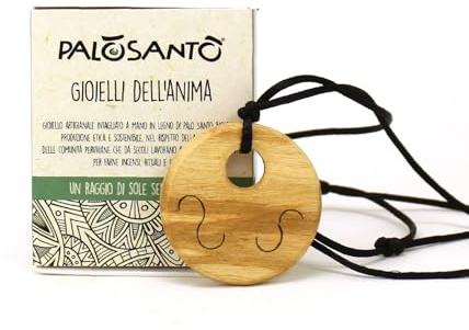 Palo Santo Schmuck Anhänger Kreis – Holzschmuck aus Palo Santo Holz