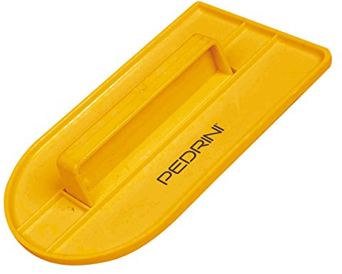 Pedrini Linea Dolci Spatola per Cake Design, Plastica, Giallo, 25 x 11 x 3 cm