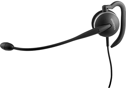 Jabra GN2100 3-in-1 Monaurales Headset (FlexBoom, E-STD, NC), Schwarz