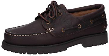 Aigle Tarmac Mocassin Cranté Homme en Cuir Style Campagne et Ville | Pleine Fleur, Semelle Caoutchouc Antidérapante Crantée, Montage Blake Cousu Main, Confort Durable