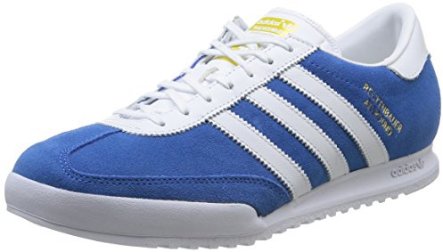 adidas Originals Beckenbauer Unisex-Erwachsene Sneakers, Blau (Bluebird/Ftwr White/Gold Met.), 43 1/3