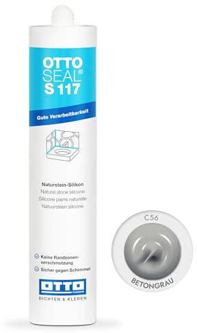 OTTOSEAL S 117 Naturstein-Silikon 310 ml Kartusche C56 betongrau