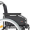 Bischoff & Bischoff S-Eco 2 Rollstuhl, HMV Nr. 18.50.02.0104, faltbar, Reise-Rollstuhl mit Kniehebelbremse, Transport-Rollstuhl für zu Hause und unterwegs, 46 cm Sitzbreite, anthrazit