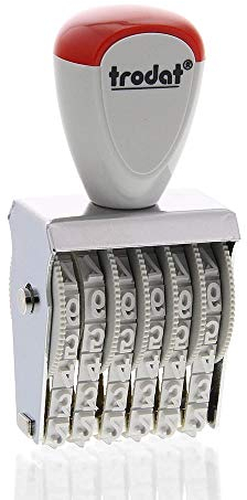 Trodat Dialer Druckplatte separatem 1556.0 Stempel weiß