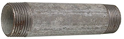 Cornat Rohrnippel Stahl verzinkt – 1/2 Zoll AG x 200 mm | Außengewinde nach DIN EN 10226-1 (ISO 7-1) – für Rohrverbindungen und Installationen – verzinkter Stahl – passgenau