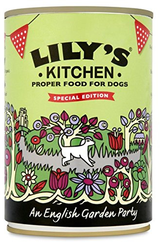 Lily's Kitchen An English Garden Party for Dogs 400g each tin (Pack of 3)