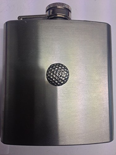 Balle de Golf Pp-sp06 en étain Anglais Emblème sur Une flasque 170,1 Gram en Acier Inoxydable avec Dessus Captif