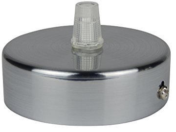 Buchenbusch urban design, attacco rosetta per lampade 80 x 25 mm, rosone per lampadario da soffitto con nipplo di fissaggio standard M10, texture matte, 1 pezzo