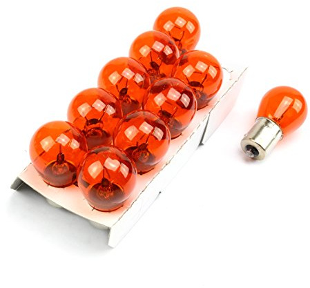 10 Stück-Set KFZ Beleuchtung PROFIWARE Metallsockel Auto Lampe Halogen 12V Autolampen (10x PY21W)