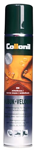 Collonil Nubuck + Velours, Aerosol, Marrón Medio, 200 ml (Lot de 1)