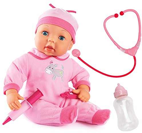 Bayer Design 93877AA Baby docka med läkaruppsättning