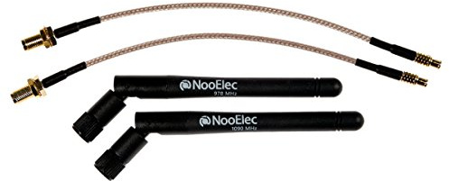 NooElec ADS-B Discovery 3dBi Antenna Bundle - 1090MHz & 978MHz Antenna Bundle for SMA and MCX-Connected Software Defined Radios (SDRs)