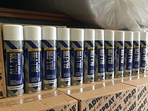All Fix Adhesive 500ml Can of Carpet Spray Glue Heavy Duty Spray Mount DIY Craft Upholstery Contact