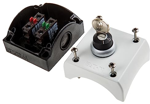 Eaton 216526 Schlüsseltaster, 1 Schließer + 1 Öffner, 2 Stellungen, Aufbau