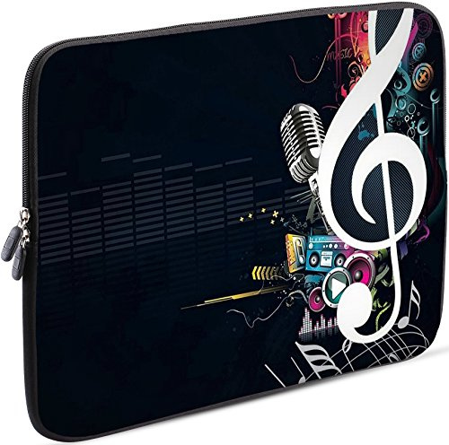 Sidorenko 15-15,6 Pulgada Funda para Laptop | Caja del Cuaderno Neopreno | Caja del Ordenador portátil Cremallera Duradera Protección de 3 Capas, Resistentes al Agua