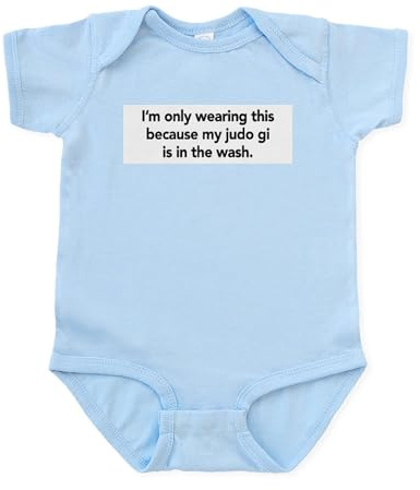 CafePress Judo Infant Bodysuit Cute Infant Bodysuit Baby Romper Sky Blue