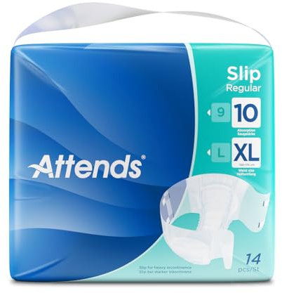 Attends Slip Regular 10 XL, 56 Einheiten (4 Packungen mit 14 Stück)