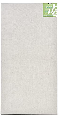 Pebeo 795508 50x100 cm Linneduk, Grå