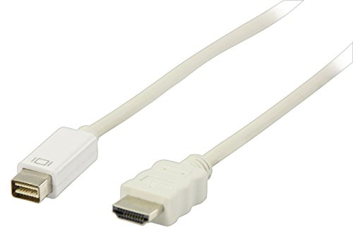 Valueline 2m Mini DVI - HDMI 2m Mini-DVI HDMI Blanco - Adaptadores de cable de vídeo (2 m, Mini-DVI, HDMI, Macho/Macho, Blanco)