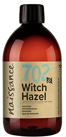 Naissance Eau d'Hamamélis Sans Alcool (No. 702) 450ml - Nettoyage, Tonification - pour Visage, Tonique pour la Peau, Après Rasage, Recettes de Beauté