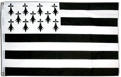 Flagge Frankreich Bretagne - 60 x 90 cm