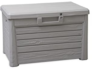 Toomax Baule Compact Box Florida in plastica, volume 120 litri, colore grigio tortora, dimensioni cm 73x50,5x46,5.