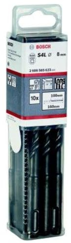 Bosch 2 608 585 617 - Pack de 10 brocas para martillos perforadores SDS-plus-5 (6 x 100 x 165 mm)
