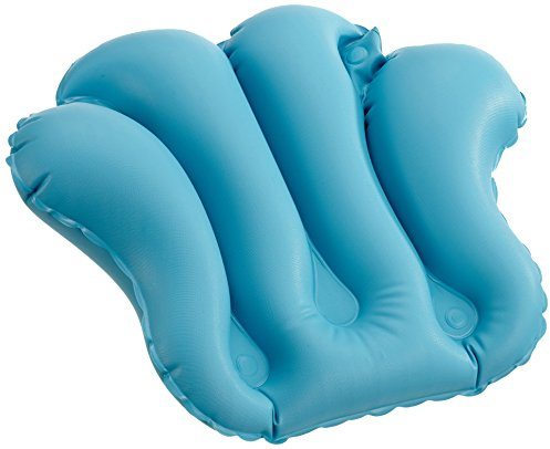 Dr. Winkler 433 Großes Badewannenkissen aufblasbar mit 4 Saugnäpfen, blau