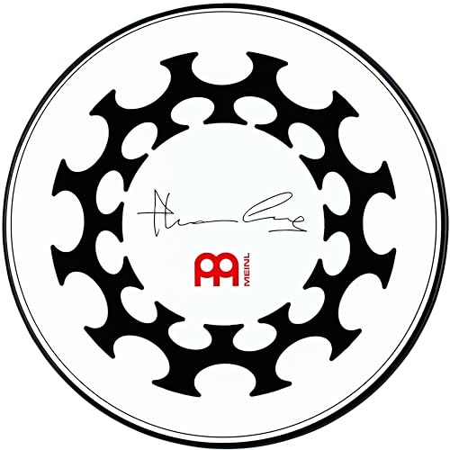 Meinl Cymbals Drum Practice Pad 12 Zoll (30,48cm) Schlagzeug Trommel Übungspad – Medium Rebound, Natürliches Spielgefühl – Schlagzeug Zubehör, Schwarz (MPP-12TL)