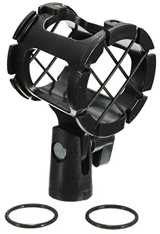 FamilyMall Mikrofon Schock Mount Mic Anti-Vibration Halter Spinne Mikrofonhalter Mikrofonhalterung Mikrofon-Stoßdämpfer für Große Membran Kondensator Mikrofone Membran
