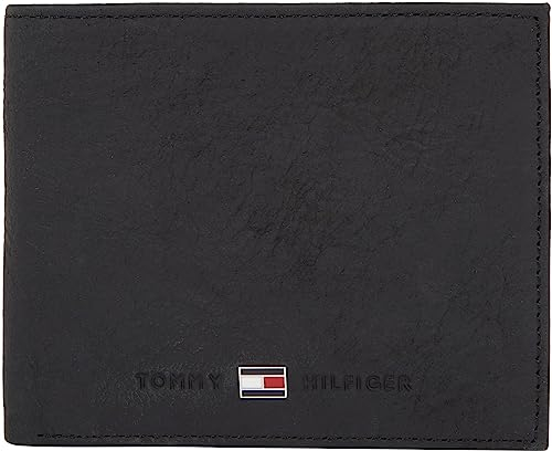 Tommy Hilfiger Herren Geldbeutel Johnson Mini Klein, Schwarz (Black), Einheitsgröße