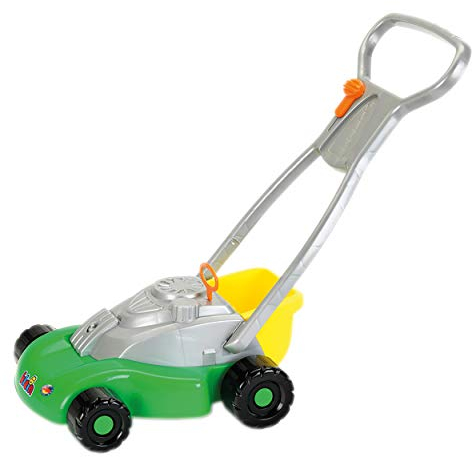 Theo Klein 2696 Rasenmäher mit abnehmbarem Auffangkorb | Mit Ratsch- und Rattergeräuschen | Maße: 60 cm x 29,5 cm x 50 cm | Spielzeug für Kinder ab 18 Monaten