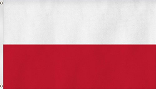 Pavillons / Drapeaux Avec Deux Oeillets Métalliques De Fixation Et De Levage - Taille 90 x 150 cm - 90x150, Pologne