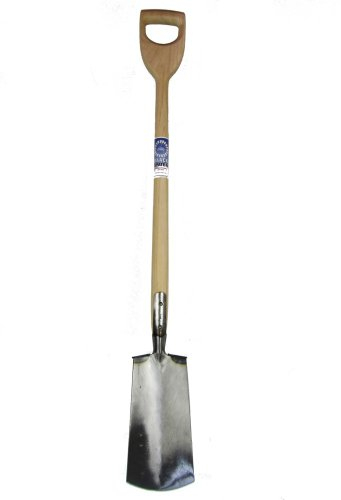 Baack Eiderstedter Spaten handgeschmiedet mit D-Griff und Tritt