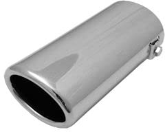 Auspuffblende universal oval 75x55mm Anschluss 45-62mm