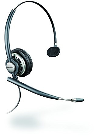 Plantronics EncorePro HW710 Headset verkabelt On-Ear über dem Ohr Monaural QD Kopfhörer Anthrazit