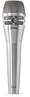 Shure KSM8 Dualdyne Dynamic Vocal Microphone – Dual-Diaphragm Cardioid Mic for Live Performance, Studio Recording & Broadcasting, Brushed Nickel