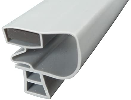 Mako Joint d'étanchéité aimanté avec bande aimantée pour réfrigérateur Gris Taille X 2000 mm