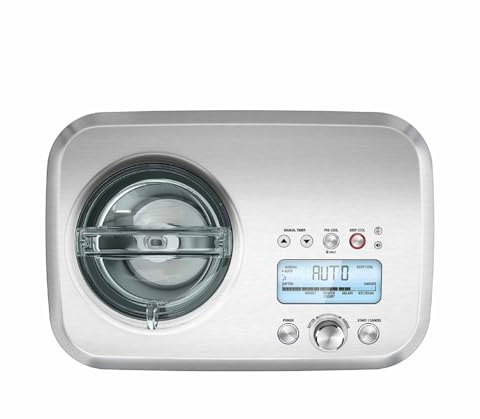 Sage - The Smart Scoop Ice Cream Maker - Self-Cooling Machine - Manual & Automatic Modes - Brushed Stainless Steel