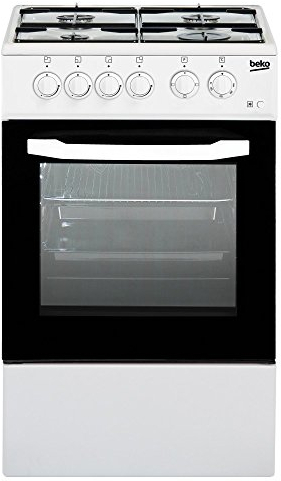 Beko CSS42014FW Libera installazione Piano cottura a gas B Bianco cucina - Forni e fornelli (Piano cottura, Bianco, pulsanti, Manopola, Frontale, Piano cottura a gas, S)
