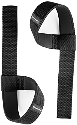 Gradient Fitness Weight Lifting Wrist Straps (2 Pack) | Soft Neoprene Padded 20” Straps. Reduces Injury Risk for Weightlifting, Bodybuilding, Powerlifting, Strength Training, and Deadlifts (Black)