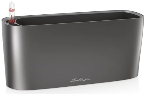 LECHUZA DELTA 10 anthrazit metallic 15467
