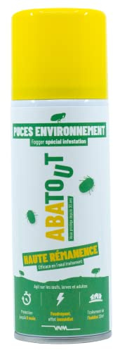 ABATOUT - Laque Anti-puces - aérosol Auto-vidant - 150 ML | Spécial infestations - diffusion automatique pour un traitement homogène - efficace jusqu'à 8 mois