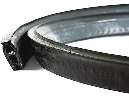 EUTRAS [5 m] Türdichtung KSD2006 Dichtungsprofil 2,0-4,0 mm – hält ohne Kleber – Gummidichtung für Autotür, Kofferraum und Heckklappe – deutsche Industriequalität Made in EU