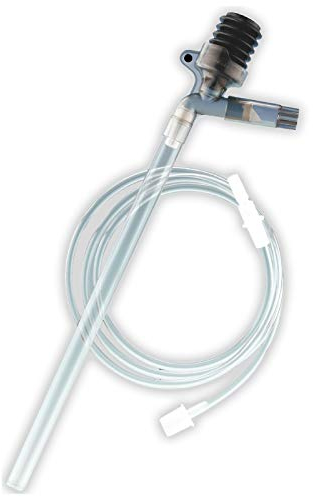 Dennerle Nano Mulmsauger für Aquarien - mit Durchflussbegrenzer und Schlauchhalter - Bodengrundreiniger