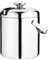 Olympia Seau à glace avec pince 1,23L, acier inoxydable, poli, poignée pivotante, égouttoir intégré, taille : 150(H) x 140(Ø)mm, L279