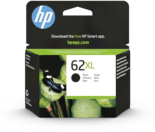HP 62XL Schwarze Original-Tintenpatrone mit hoher Kapazität