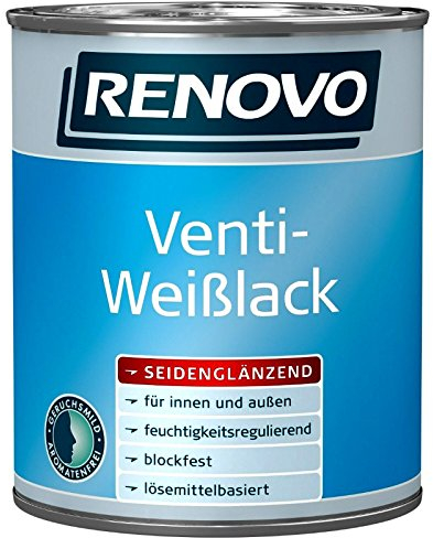 5 Liter Venti-Weißlack Fensterlack aussen und innen seidenglänzend Ventilationslack (groß)